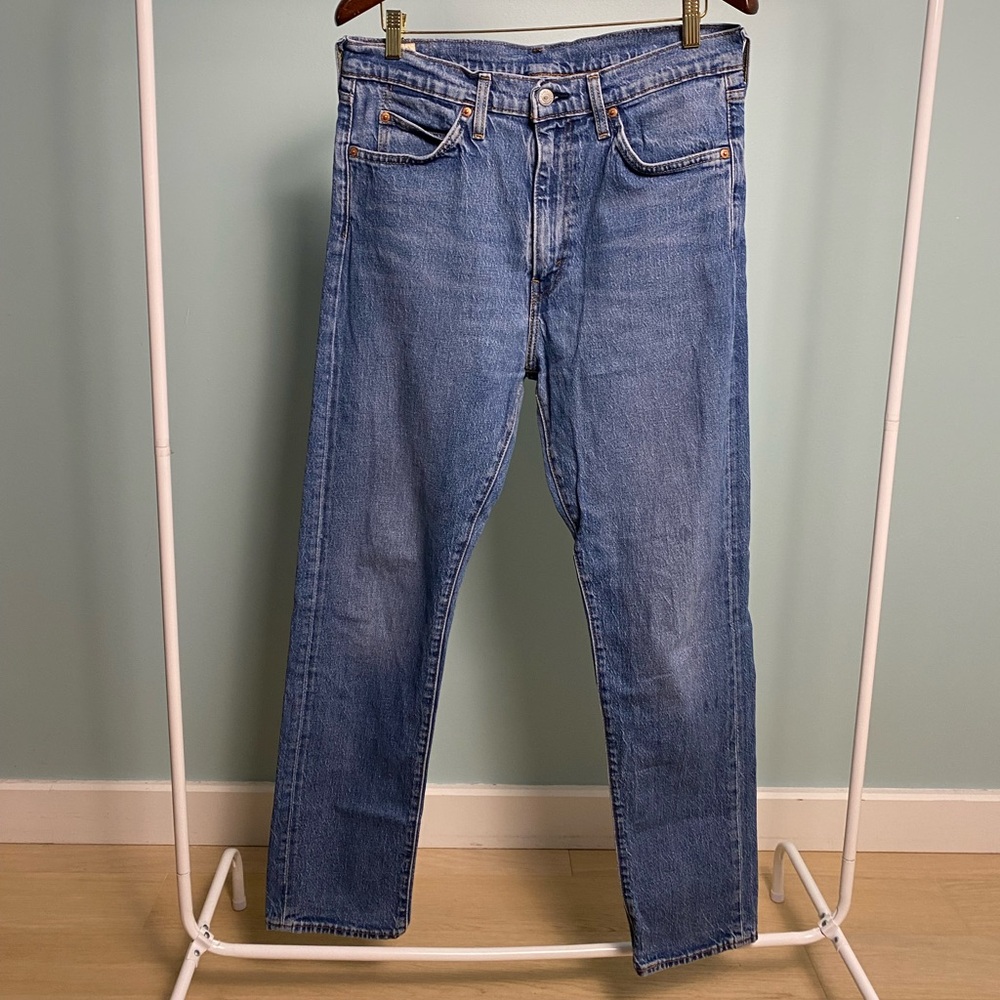 Levi's Men's So High High-Waist Straight Blue Jeans